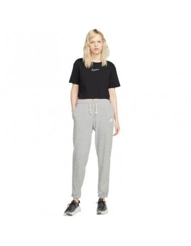 Nike Sportswear Gym Vintage Παντελόνι Γυναικείας Φόρμας με Λάστιχο Γκρι DM6390-063