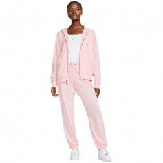 Nike Παντελόνι Γυναικείας Φόρμας με Λάστιχο Ροζ DM6390-611
