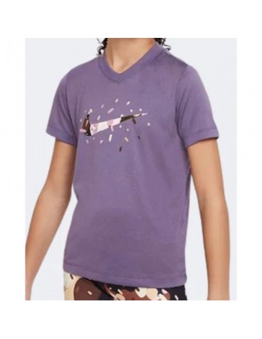 Nike Dri-Fit Παιδικό T-shirt Λιλά DV0559-553