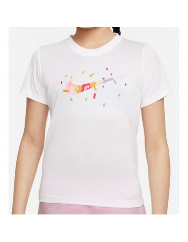 Nike Dri-Fit Παιδικό T-shirt Λευκό DV0559-100