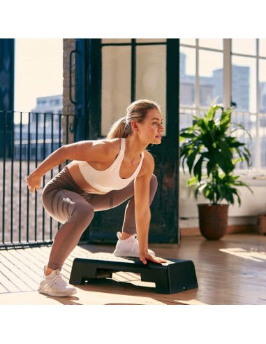 Reebok RAP-10150BK Aerobic Stepper με Ρυθμιζόμενο Ύψος