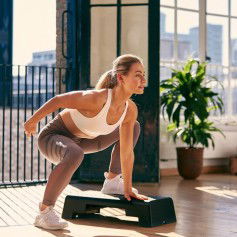 Reebok RAP-10150BK Aerobic Stepper με Ρυθμιζόμενο Ύψος