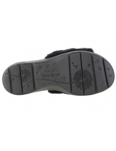 Skechers Lounge Χειμερινές Γυναικείες Παντόφλες με γούνα σε Μαύρο Χρώμα 175105-BBK