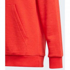 Adidas Παιδικό Φούτερ με Κουκούλα και Τσέπες Κόκκινο Essentials GN4037