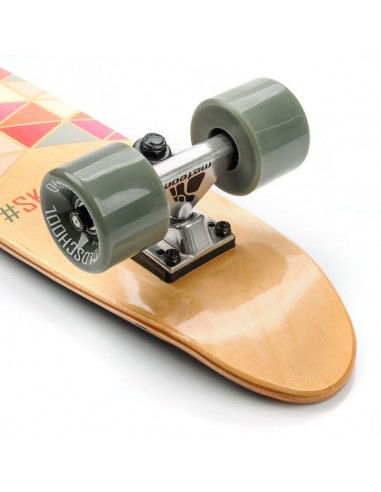 Meteor Summer Triangles 24288 5.51" Complete Shortboard Καφέ