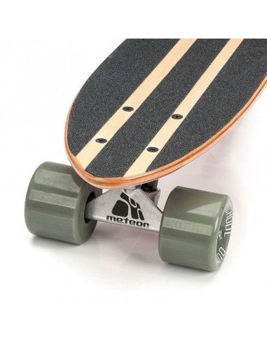 Meteor Summer Triangles 24288 5.51" Complete Shortboard Καφέ