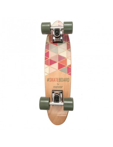 Meteor Summer Triangles 24288 5.51" Complete Shortboard Καφέ