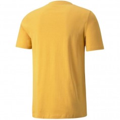 Puma Ανδρικό T-shirt Κίτρινο με Λογότυπο 589345-37