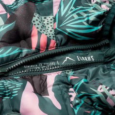 Elbrus Αδιάβροχο Παιδικό Αθλητικό Μπουφάν Κοντό Αντιανεμικό με Κουκούλα Πράσινο Emini 92800396537