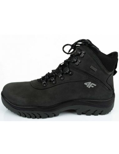 4F OBMH205 22S Ανδρικά Ορειβατικά Παπούτσια Μαύρα