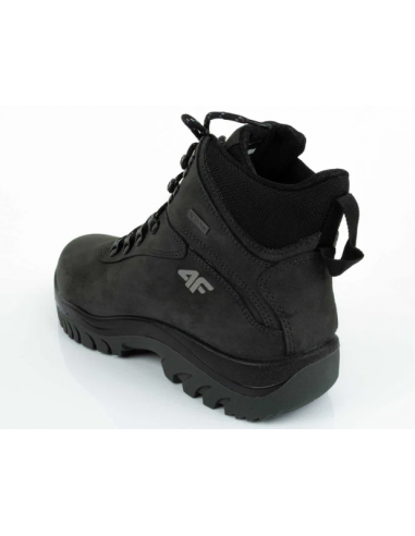 4F OBMH205 22S Ανδρικά Ορειβατικά Παπούτσια Μαύρα