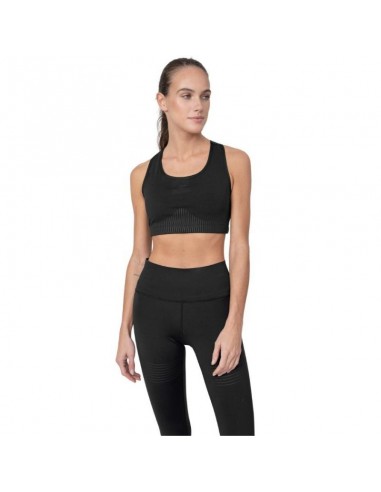 4F Γυναικείο Αθλητικό Μπουστάκι Μαύρο H4Z22-STAD011-20S