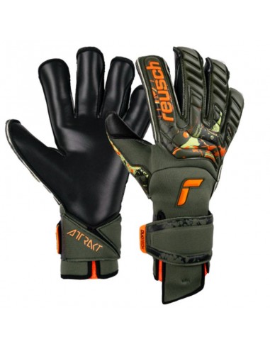 Reusch Attrakt Duo Evolution Adaptive Flex 5370055-5555 Γάντια Τερματοφύλακα Ενηλίκων Πράσινα