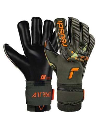 Reusch Attrakt Gold X Evolution Cut 5370064-5555 Γάντια Τερματοφύλακα Ενηλίκων Πράσινα