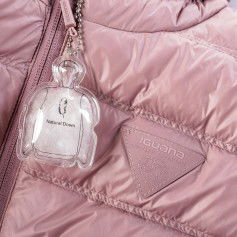 Iguana Marcha Κοντό Γυναικείο Puffer Μπουφάν για Χειμώνα Ροζ 92800439347
