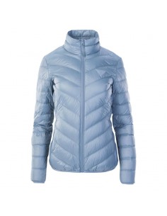 Iguana Blanca Κοντό Γυναικείο Puffer Μπουφάν για Χειμώνα Γαλάζιο 92800395864