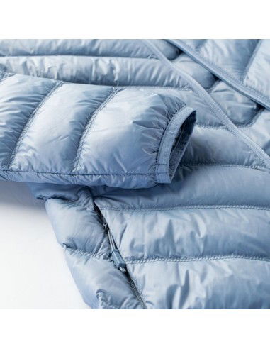 Iguana Blanca Κοντό Γυναικείο Puffer Μπουφάν για Χειμώνα Γαλάζιο 92800395864