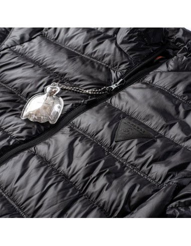 Iguana Blanca Κοντό Γυναικείο Puffer Μπουφάν για Χειμώνα Μαύρο 92800372042