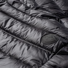 Iguana Blanca Κοντό Γυναικείο Puffer Μπουφάν για Χειμώνα Μαύρο 92800372042