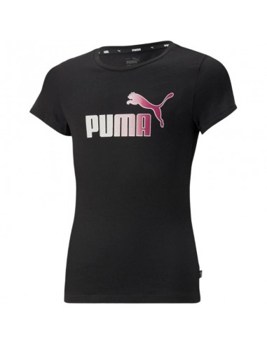 Puma ESS Bleach Logo Tee G Jr 846954 01