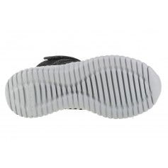 Skechers Elite Flex-Hydrox Παιδικά Μποτάκια με Σκρατς & Κορδόνια Μαύρα 97895L-BLK