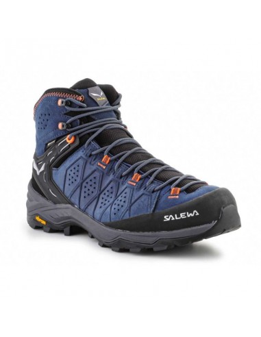 Ανδρικά > Παπούτσια > Παπούτσια Αθλητικά > Ορειβατικά / Πεζοπορίας Salewa ALP Trainer 2 61382-8675 Ανδρικά Ορειβατικά Μποτάκια Αδιάβροχα με Μεμβράνη Gore-Tex Μπλε