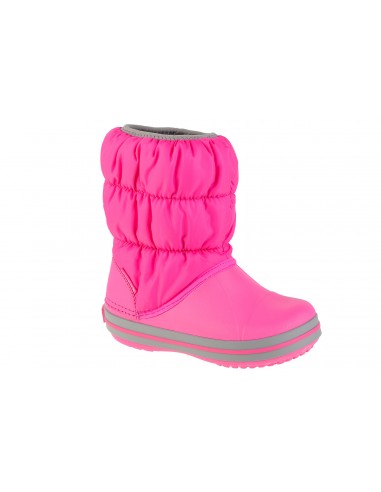 Crocs Puff Παιδικές Μπότες Χιονιού Candy Pink 14613-6TR