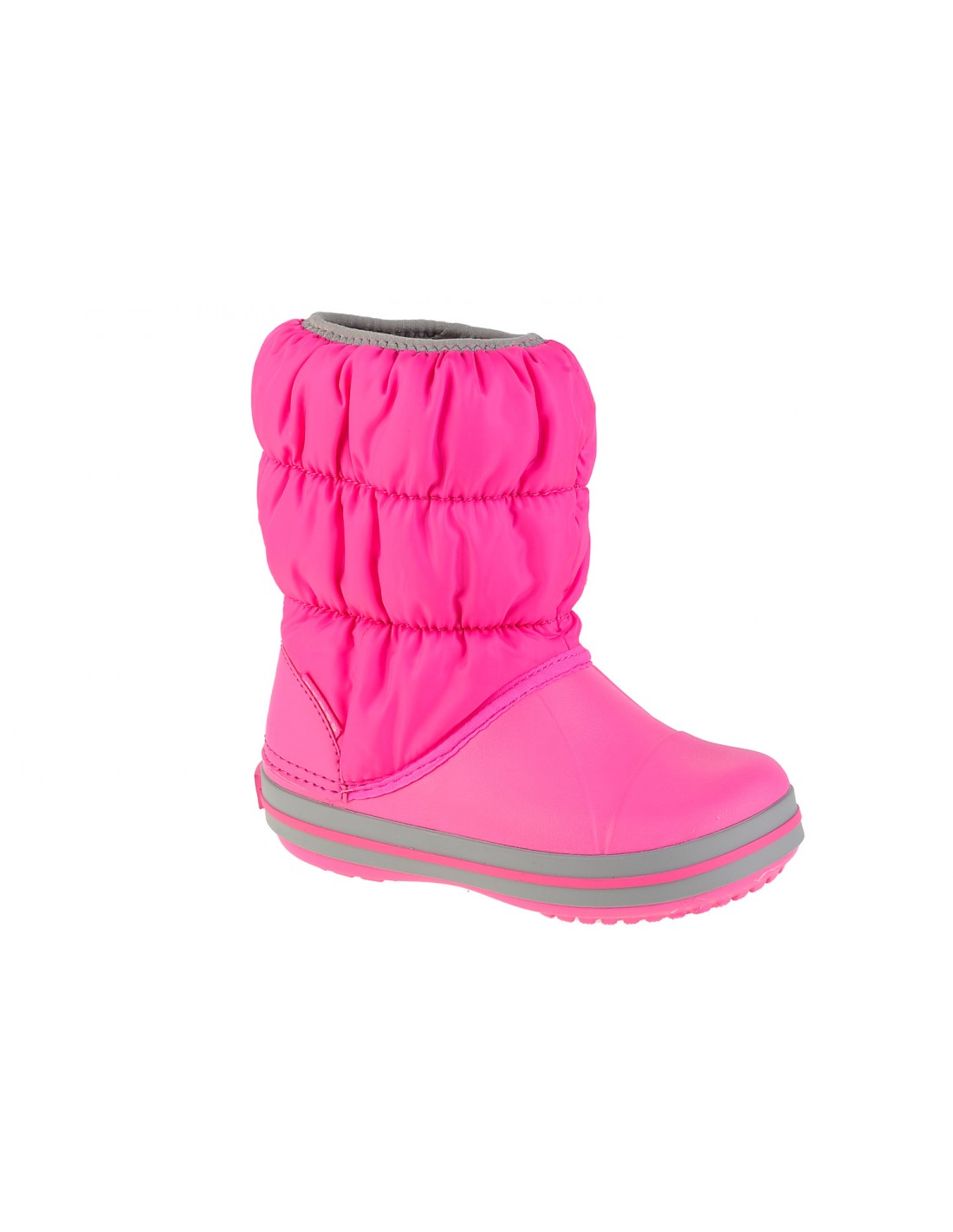 Crocs Crocs Puff Παιδικές Μπότες Χιονιού Candy Pink 14613-6TR