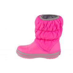 Crocs Puff Παιδικές Μπότες Χιονιού Candy Pink 14613-6TR