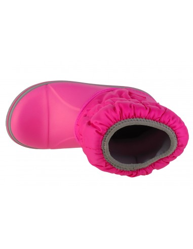 Crocs Puff Παιδικές Μπότες Χιονιού Candy Pink 14613-6TR