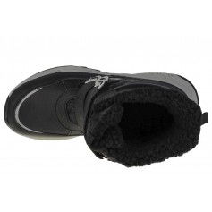 Kappa Παιδικές Μπότες Χιονιού με Σκρατς Μαύρες 260902T-1115