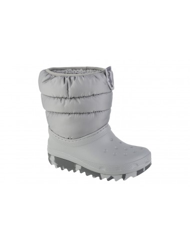Crocs Classic Neo Puff Παιδικά Μποτάκια Χιονιού Γκρι 207684-007