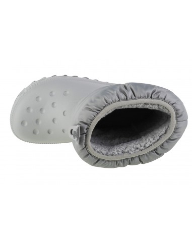 Crocs Classic Neo Puff Παιδικά Μποτάκια Χιονιού Γκρι 207684-007