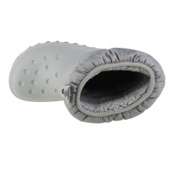 Crocs Classic Neo Puff Παιδικά Μποτάκια Χιονιού Γκρι 207684-007