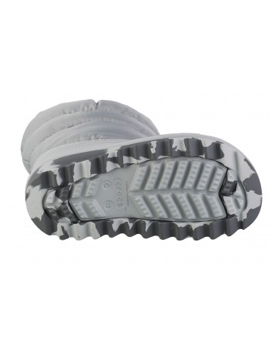Crocs Classic Neo Puff Παιδικά Μποτάκια Χιονιού Γκρι 207684-007