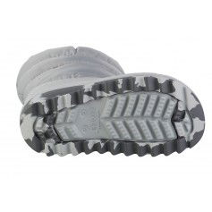 Crocs Classic Neo Puff Παιδικά Μποτάκια Χιονιού Γκρι 207684-007