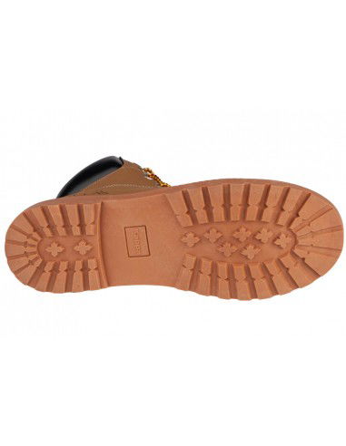 Kappa Kombo Mid Δερμάτινα Κίτρινα Ανδρικά Αρβυλάκια 241635-4150