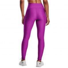 Under Armour Γυναικείο Cropped Κολάν Γυαλιστερό Φούξια 1365336-577