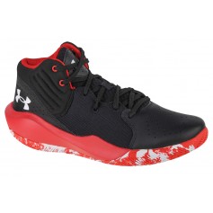 Under Armour Jet 21 3024260-002 Ψηλά Μπασκετικά Παπούτσια Black / Red / White