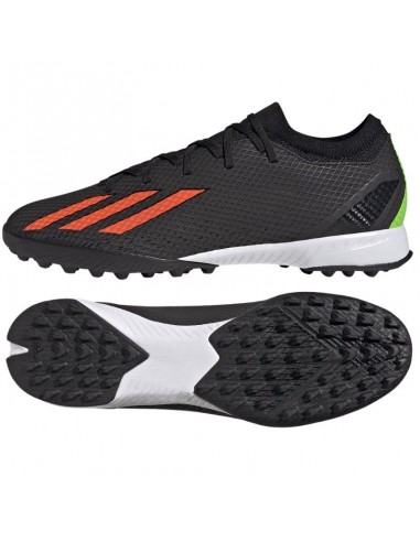 Adidas Speedportal.3 TF GW8487 Χαμηλά Ποδοσφαιρικά Παπούτσια με Σχάρα Core Black / Solar Red / Team Solar Green