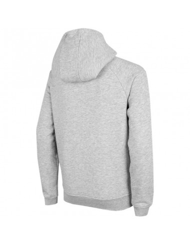 4F Παιδικό Φούτερ με Κουκούλα και Τσέπες Γκρι HJZ22-JBLD002-25M