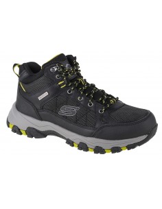 Skechers Selmen 204477-BLK Ανδρικά Ορειβατικά Μποτάκια Αδιάβροχα Μαύρα