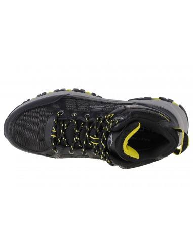 Skechers Selmen 204477-BLK Ανδρικά Ορειβατικά Μποτάκια Αδιάβροχα Μαύρα