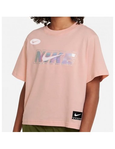 Nike Παιδικό T-shirt Ροζ DX1724-800