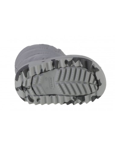 Crocs Classic Neo Puff Παιδικά Μποτάκια Χιονιού Γκρι 207683-007