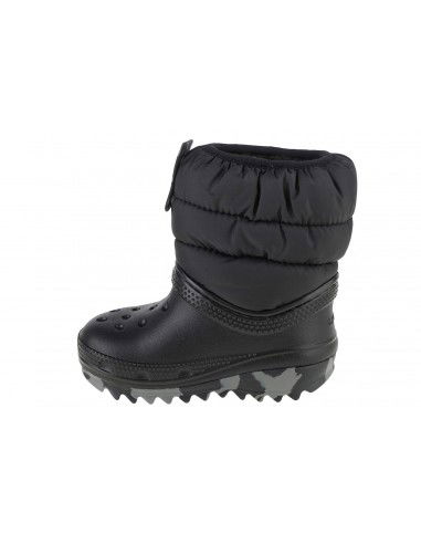 Crocs Classic Neo Puff Παιδικά Μποτάκια Χιονιού Μαύρα 207683-001