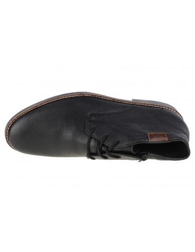 Rieker Δερμάτινα Μαύρα Ανδρικά Μποτάκια 15311-00