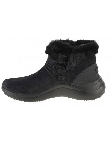 Skechers Go Midtown So Plush Γυναικεία Μποτάκια με Γούνα Μαύρα 144271-BBK