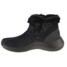 Skechers Go Midtown So Plush Γυναικεία Μποτάκια με Γούνα Μαύρα 144271-BBK