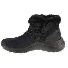 Skechers Go Midtown So Plush Γυναικεία Μποτάκια με Γούνα Μαύρα 144271-BBK